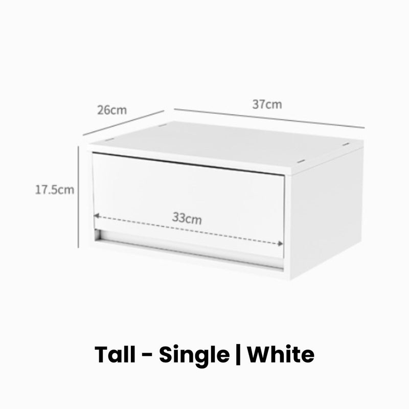 Matte Minimalist Drawers for Organising Documents Snacks Medicine Skincare Cosmetics & More