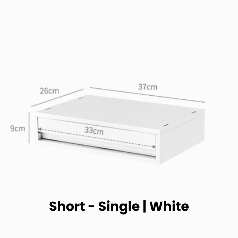 Matte Minimalist Drawers for Organising Documents Snacks Medicine Skincare Cosmetics & More