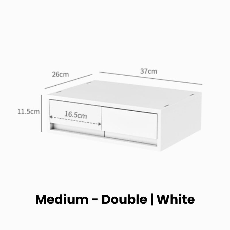 Matte Minimalist Drawers for Organising Documents Snacks Medicine Skincare Cosmetics & More